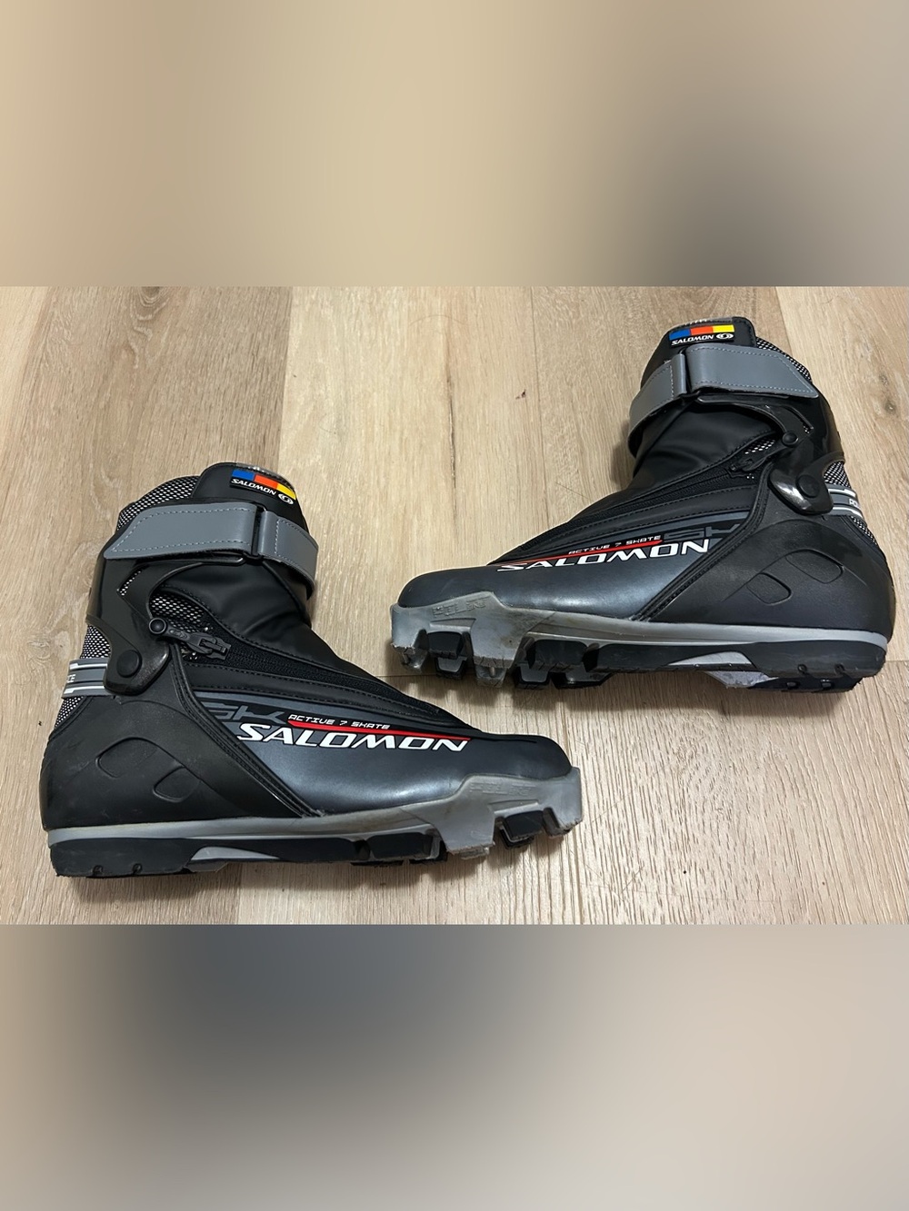 Salomon Skate Ski Boots Black and Gray Men's Performance Boots